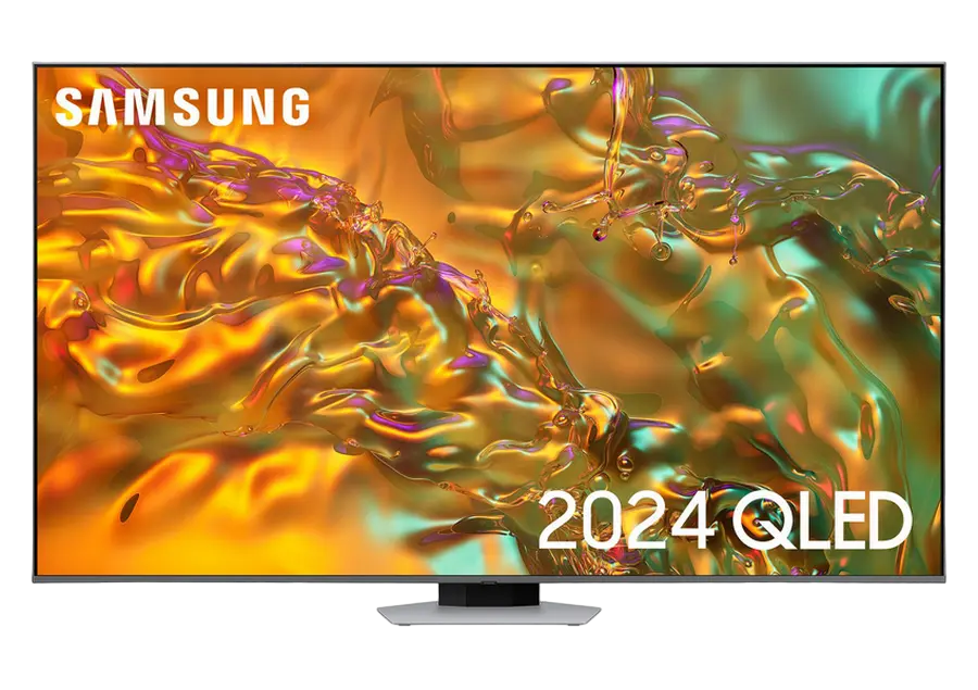 85" QLED SMART Телевизор Samsung QE85Q80DAUXUA, 3840x2160 4K UHD, Tizen 8.0, Серебристый - photo