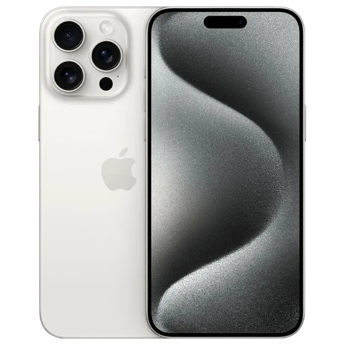 Смартфон Apple iPhone 15 Pro Max, 8Гб/256Гб, White Titanium - photo