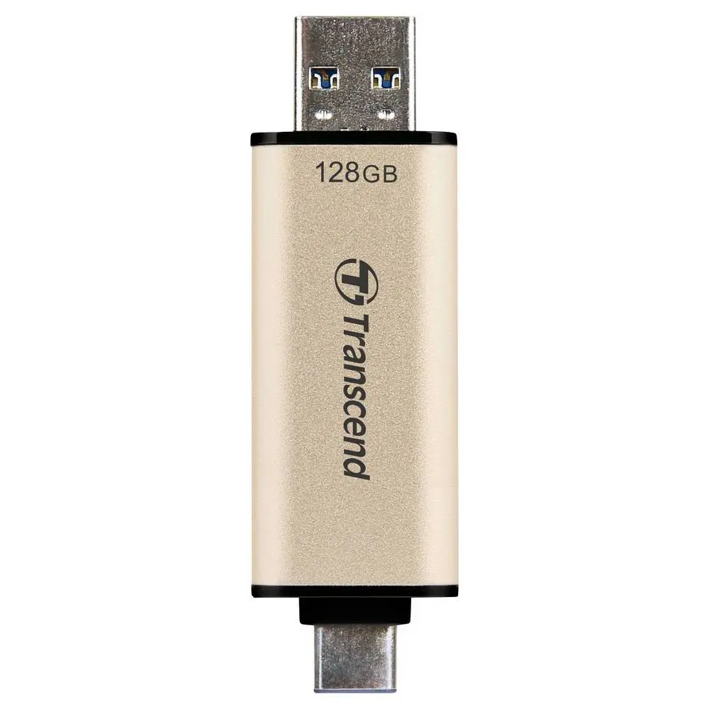 Memorie USB Transcend JetFlash 930C, 128GB, Auriu - photo