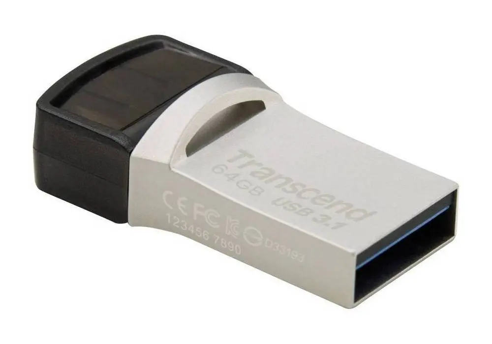 Memorie USB Transcend JetFlash 890, 64GB, Argintiu