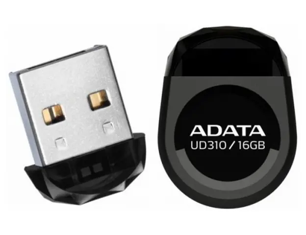 USB Flash накопитель ADATA UD310, 16Гб, Чёрный - photo