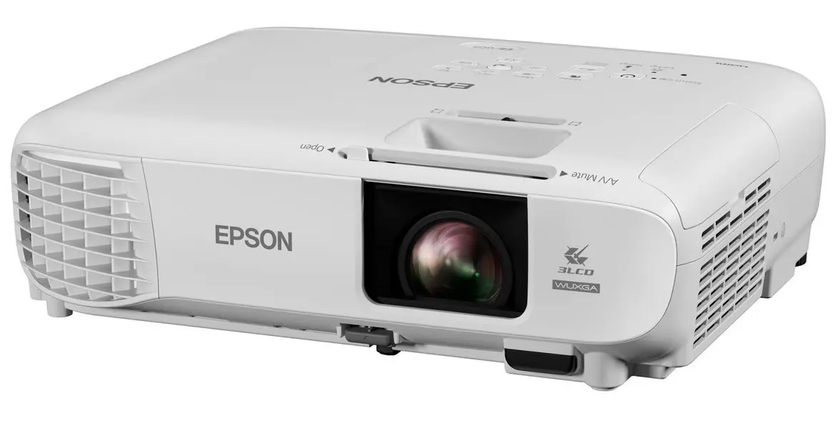 Projector Epson EB-U05; LCD, WUXGA, 3400Lum, 15000:1, 1.2x Zoom, White - photo