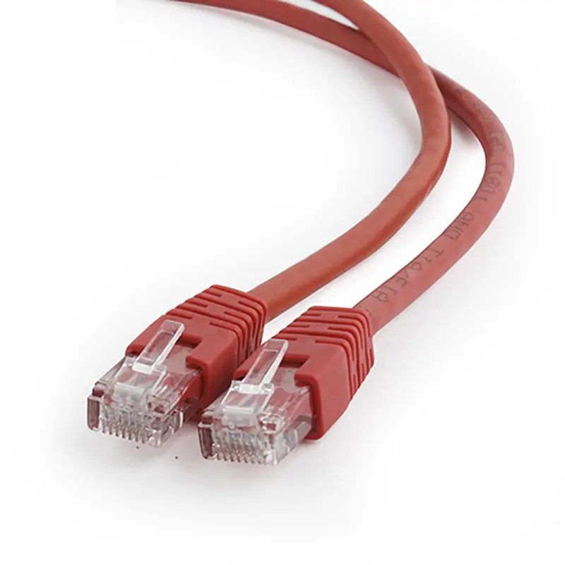 Патч-корд Cablexpert PP6U-0.5M/R, Cat6 UTP, 0,5м, Красный - photo