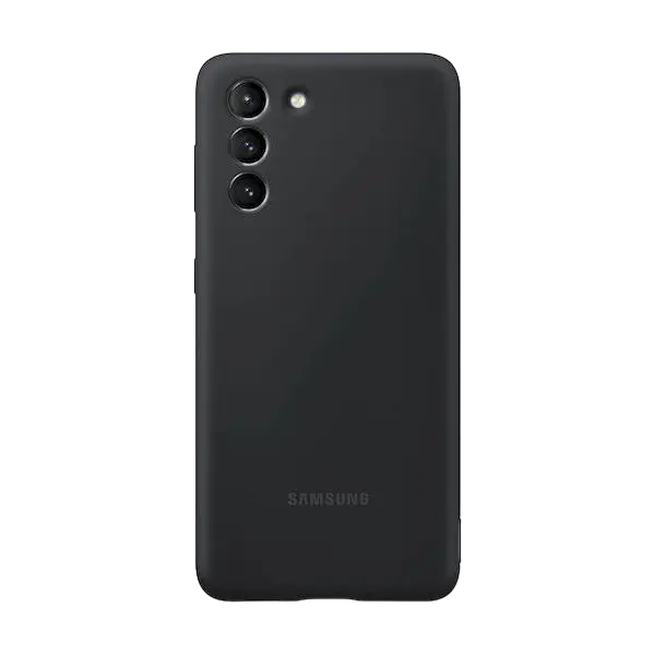 Husă Samsung Silicone Cover for Galaxy S21, Negru - photo