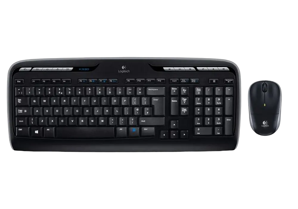 Клавиатура и мышь Logitech MK330, Беспроводное, Чёрный - photo