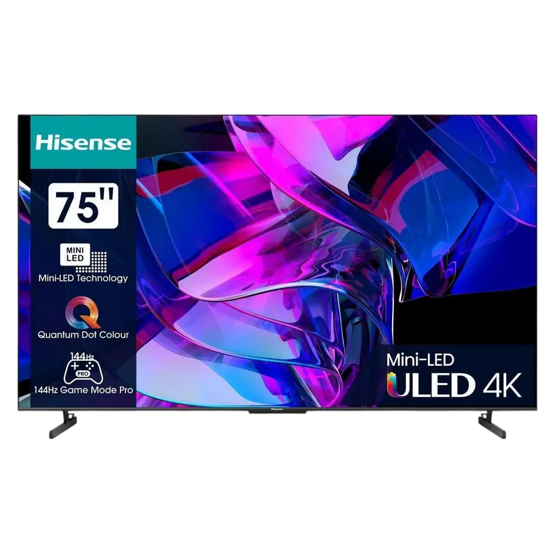 75" LED SMART TV Hisense 75U7KQ, 3840x2160 4K UHD, VIDAA U7.0, Negru - photo