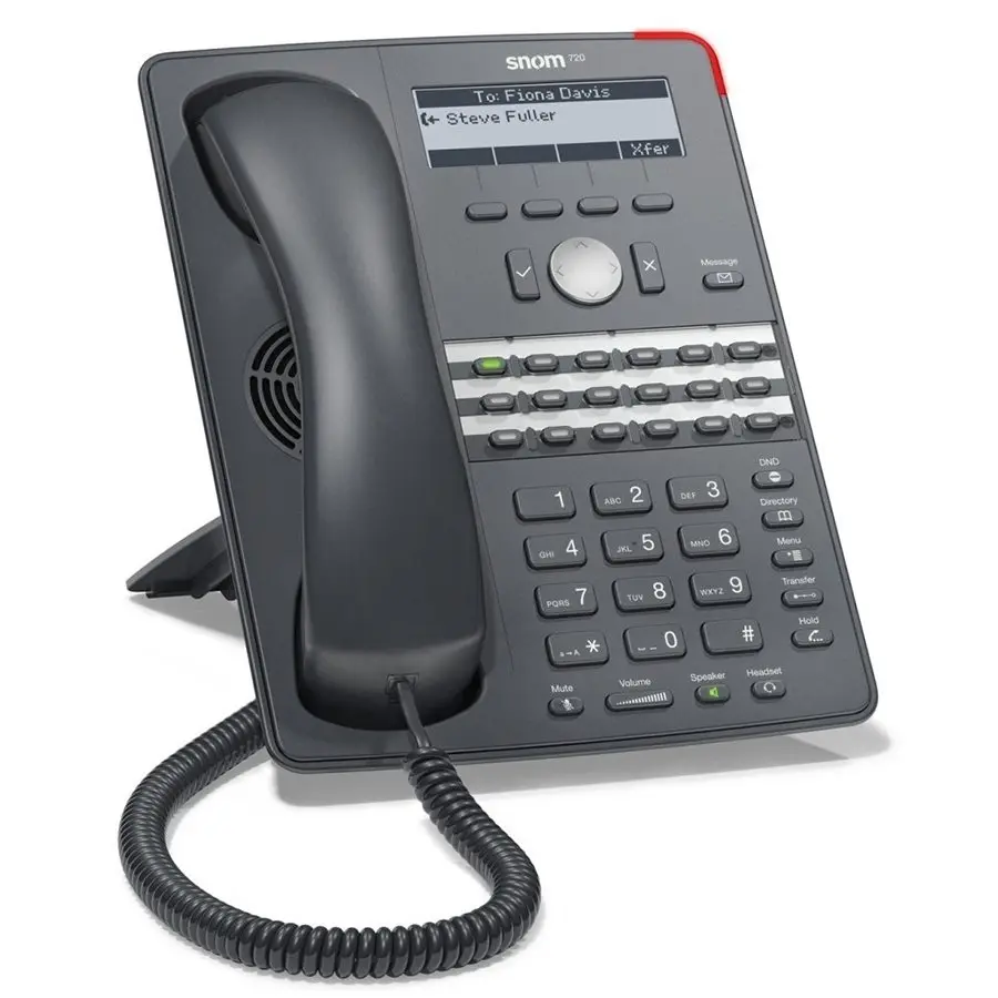 SNOM 720 VoIP phone grey / RAL 7016