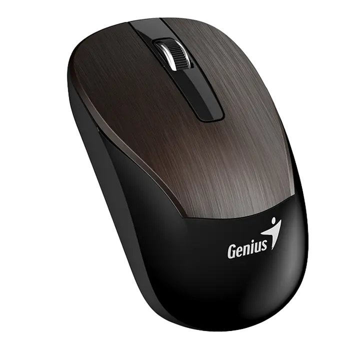 Mouse Wireless Genius ECO-8015, Ciocolată - photo