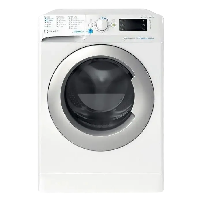 Mașină de spălat cu uscător Indesit BDE 86436 WSV EE, 8kg, Alb - photo