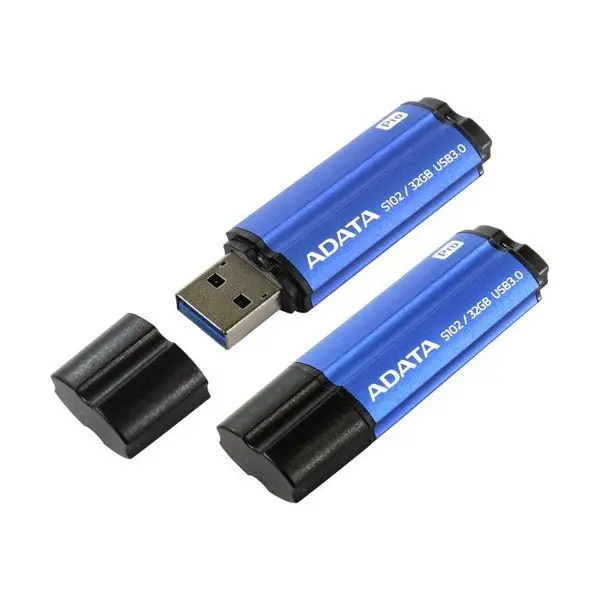 Memorie USB ADATA S102 Pro, 32GB, Negru/Albastru
