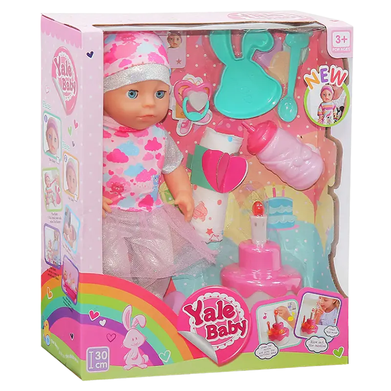 Кукла с аксессуарами Yale Baby 30см - photo