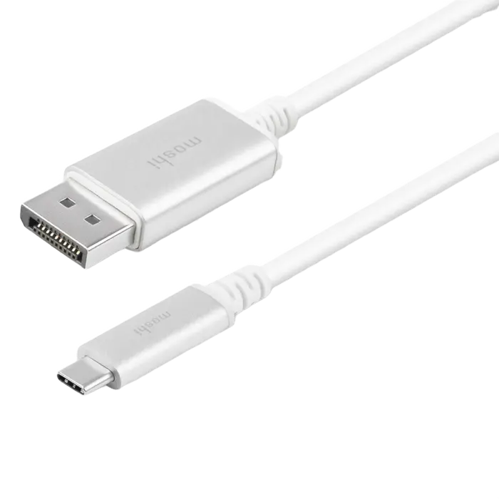 Cablu Video Moshi USB-C to DisplayPort Cable (1.5 m), USB Type-C/DisplayPort, 1,5m, Alb - photo