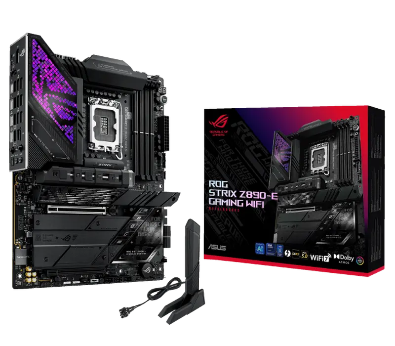 Placă de bază ASUS ROG STRIX Z890-E GAMING WIFI, LGA1851, Intel Z890, ATX - photo