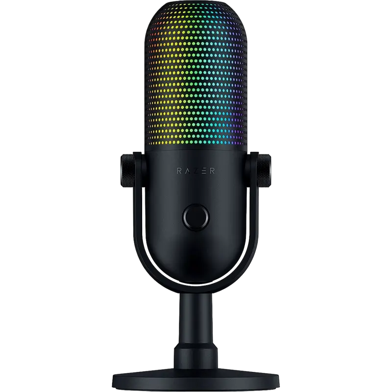 Microfon Gaming Razer Seiren V3 Chroma, Cu fir, Negru - photo