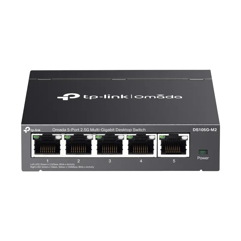 Сетевой коммутатор TP-LINK DS105G-M2, 5x 10/100/1000/2500 Мбит/с - photo