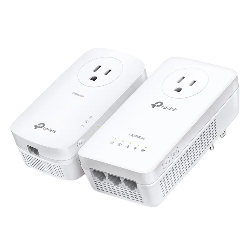 Wi-Fi + Powerline адаптер TP-LINK TL-WPA8631P KIT, AV1300, 1300 Mбит/c, Белый - photo