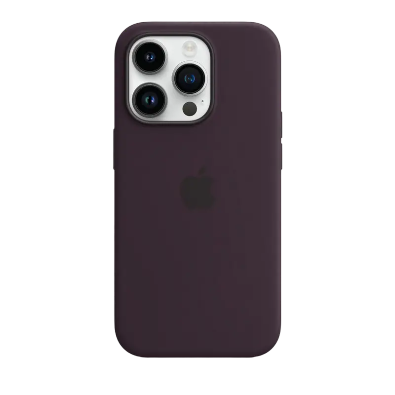 Husă Apple iPhone 14 Pro Silicone Case with MagSafe, Negru-Violet - photo