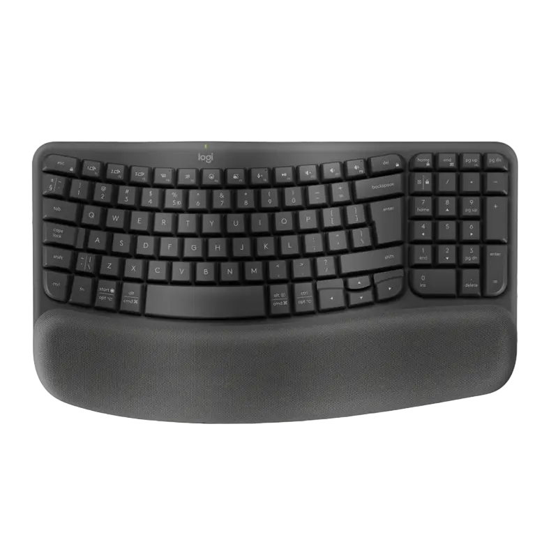 Tastatură Logitech Wave Keys, Fără fir, Grafit - photo