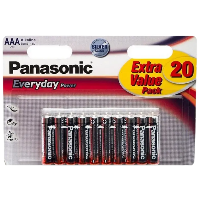 Батарейки Panasonic LR6REE, AA, 20шт. - photo