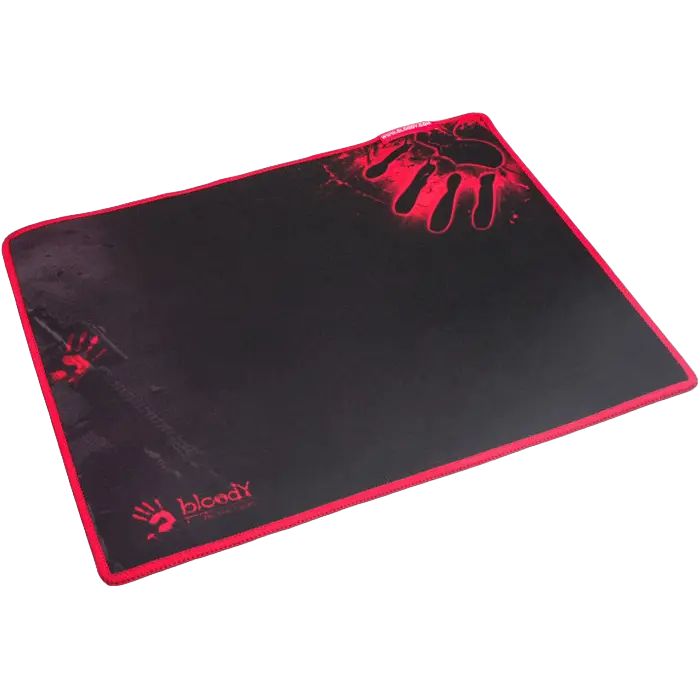 Игровой коврик для мыши Bloody B-081S, Medium, Чёрный/Красный  - photo