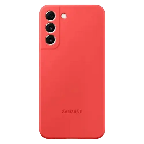Husă Samsung Silicone Cover for Galaxy S22+, Roșu - photo
