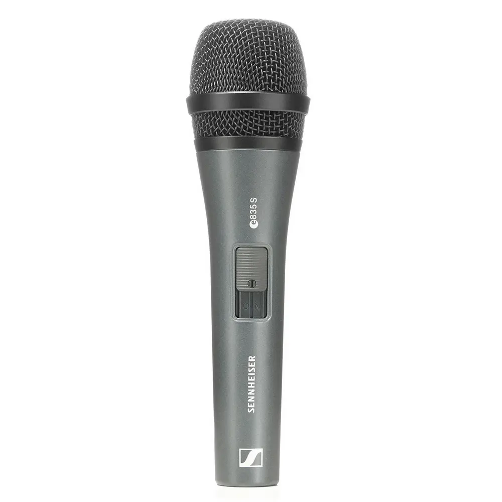 Караоке микрофон Sennheiser E 835-S, Проводной аналоговый, Серый - photo