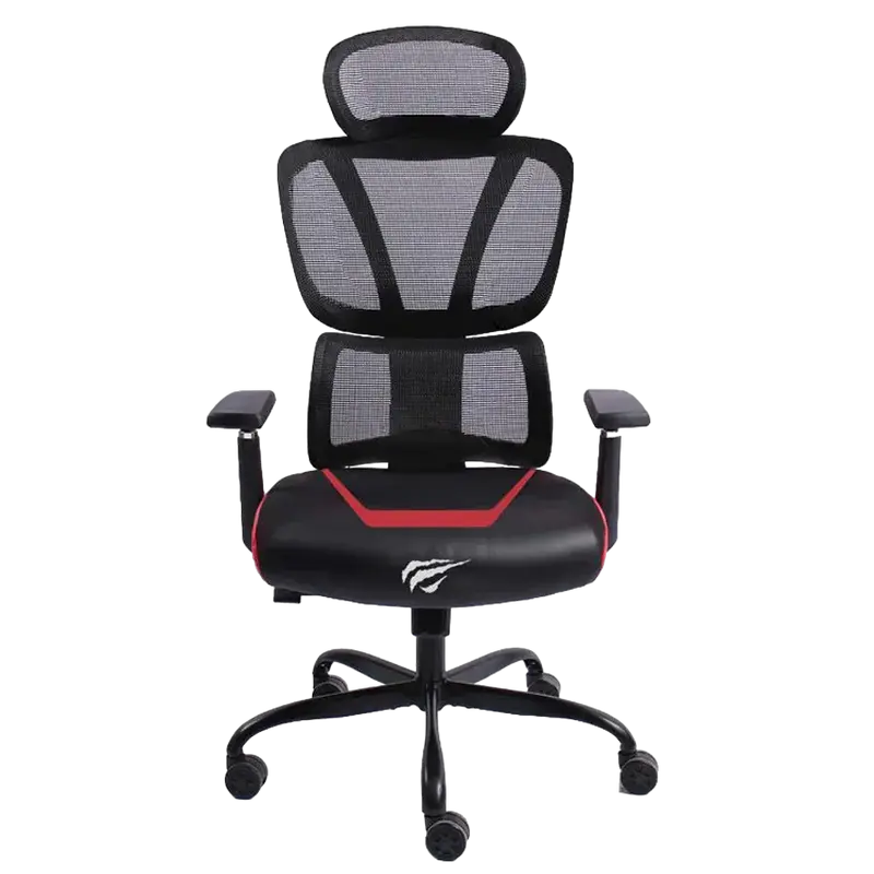 Scaun Gaming Havit GC919, PVC Piele, Negru | Roșu - photo