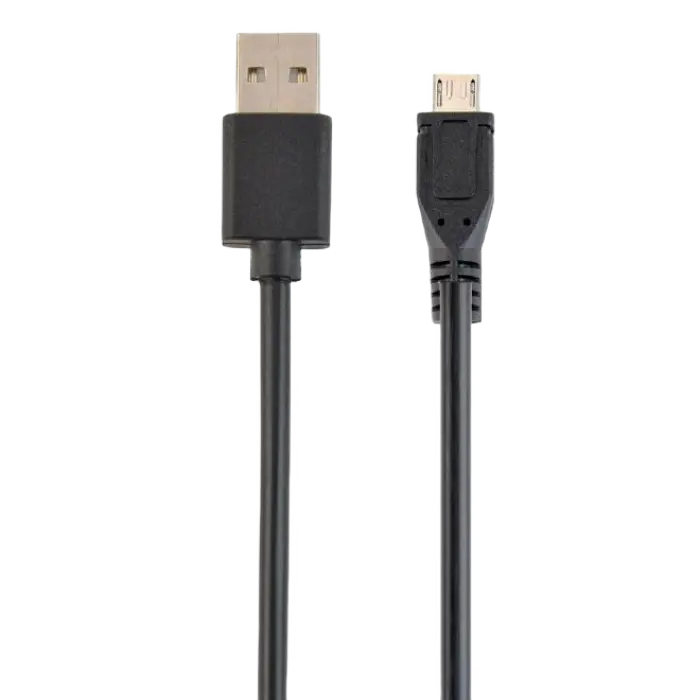 Кабель для зарядки и синхронизации Cablexpert CC-mUSB2D-1M, USB Type-A/micro-USB, 1м, Чёрный - photo