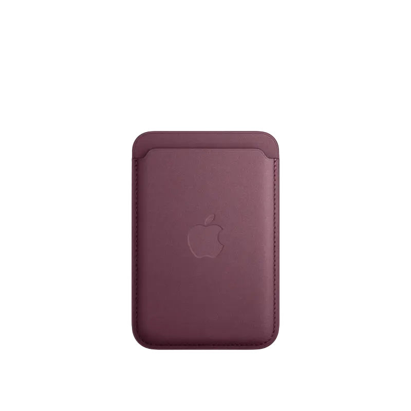 Чехол-бумажник Apple iPhone FineWoven Wallet with MagSafe, Mulberry - photo