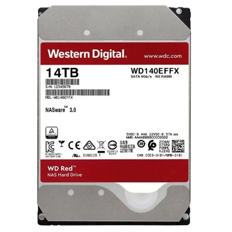 Unitate HDD Western Digital WD Red Plus, 3.5", 14 TB <WD140EFGX> - photo