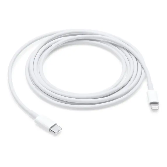 Cablu încărcare și sincronizare Apple MQGH2ZM/A, USB Type-C/Lightning, 2m, Alb - photo