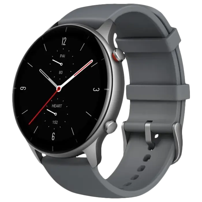 Умные часы Xiaomi Amazfit GTR 2e, 47мм, Серый Алюминиевый корпус с Серым ремешком - photo
