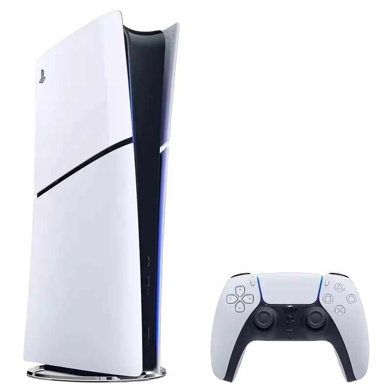 Consolă de jocuri SONY PlayStation 5 Slim Digital Edition, Alb - photo