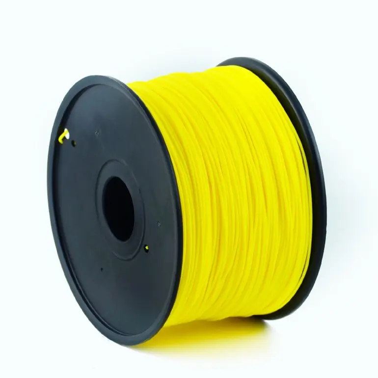Filament pentru imprimantă 3D Gembird 3DP-PLA3-01-Y, PLA, Galben, 3.0 mm, 1 kg - photo