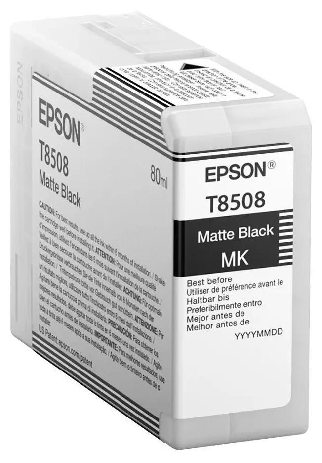 Cartuș de cerneală Epson T850 UltraChrome HD, 80ml, Negru mat - photo
