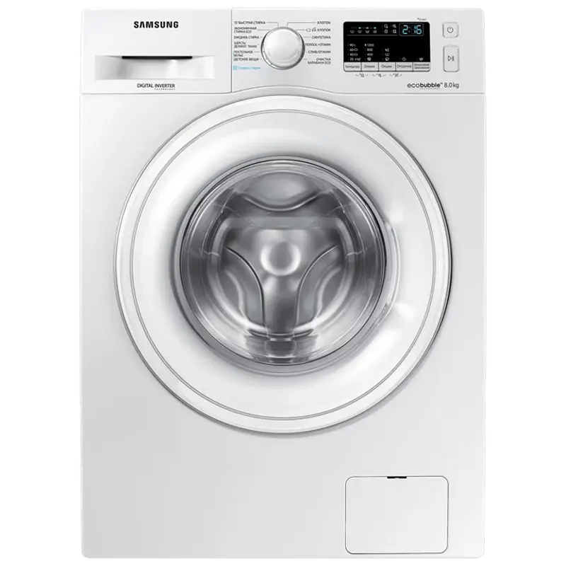 Mașină de spălat Samsung WW80R42LHDWDLP, 8kg, Alb - photo