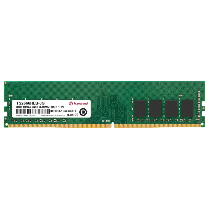 Оперативная память Transcend JM2666HLB-8G, DDR4 SDRAM, 2666 МГц, 8Гб - photo