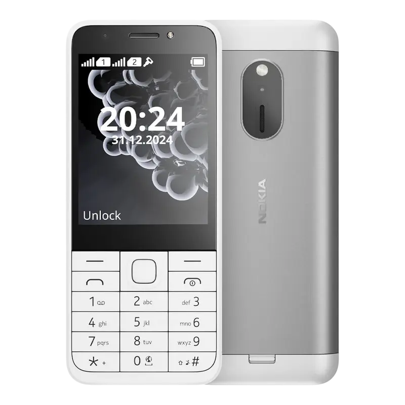 Telefon mobil Nokia 230 (2024), Alb - photo