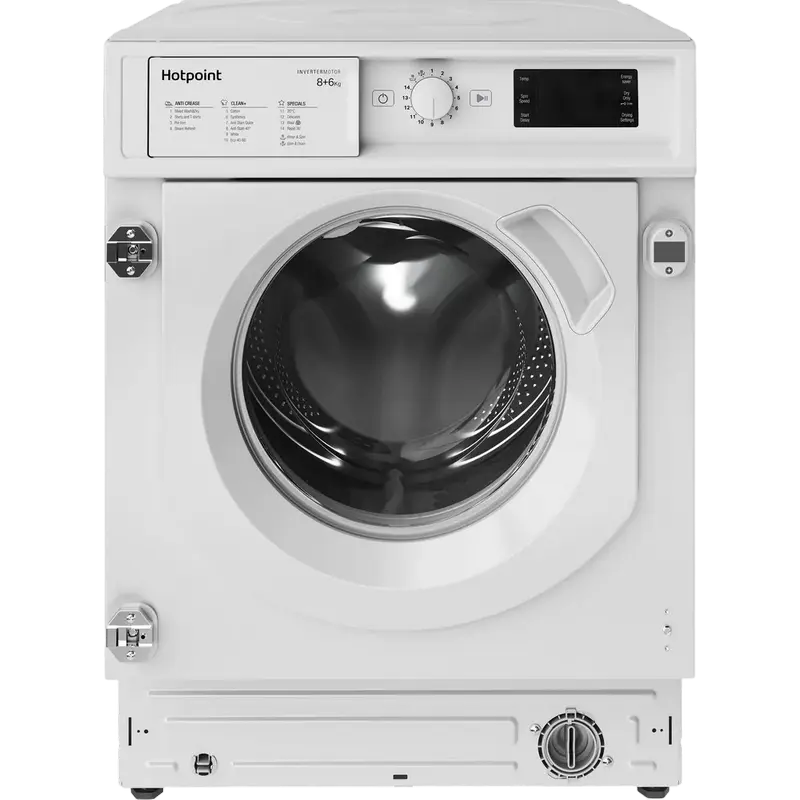 Mașină de spălat cu uscător Hotpoint-Ariston BI WDHG 861485 EU, 8kg, Alb - photo