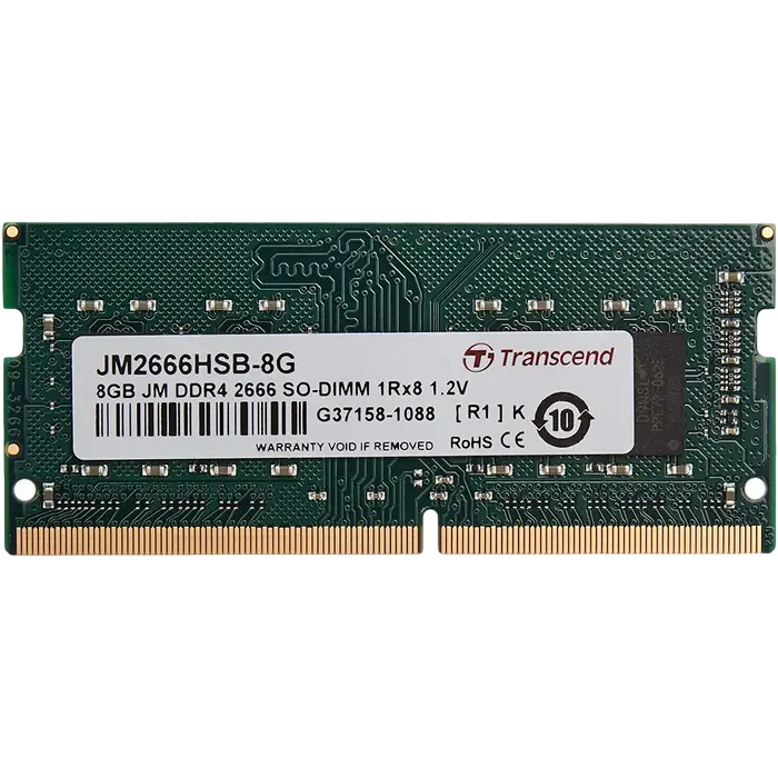 Оперативная память Transcend JM2666HSB-8G, DDR4 SDRAM, 2666 МГц, 8Гб - photo