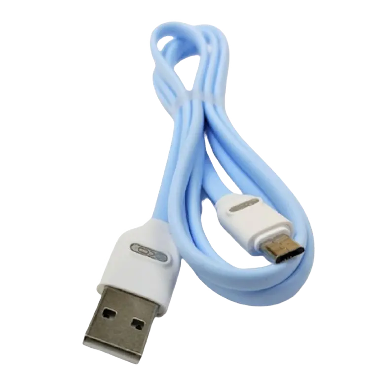 Кабель для зарядки и синхронизации XO NB150, USB Type-A/micro-USB, 1м, Синий - photo
