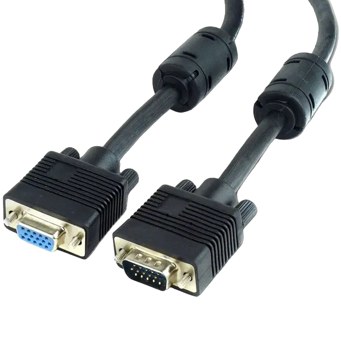 Cablu Video Cablexpert CC-PPVGAX-10-B, VGA D-Sub (M) - VGA D-Sub, 3m, Negru - photo