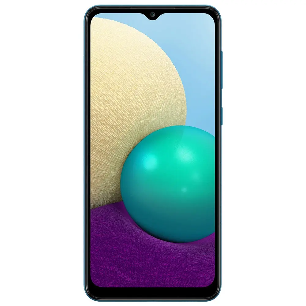 Смартфон Samsung Galaxy A02, 2Гб/32Гб, Синий - photo