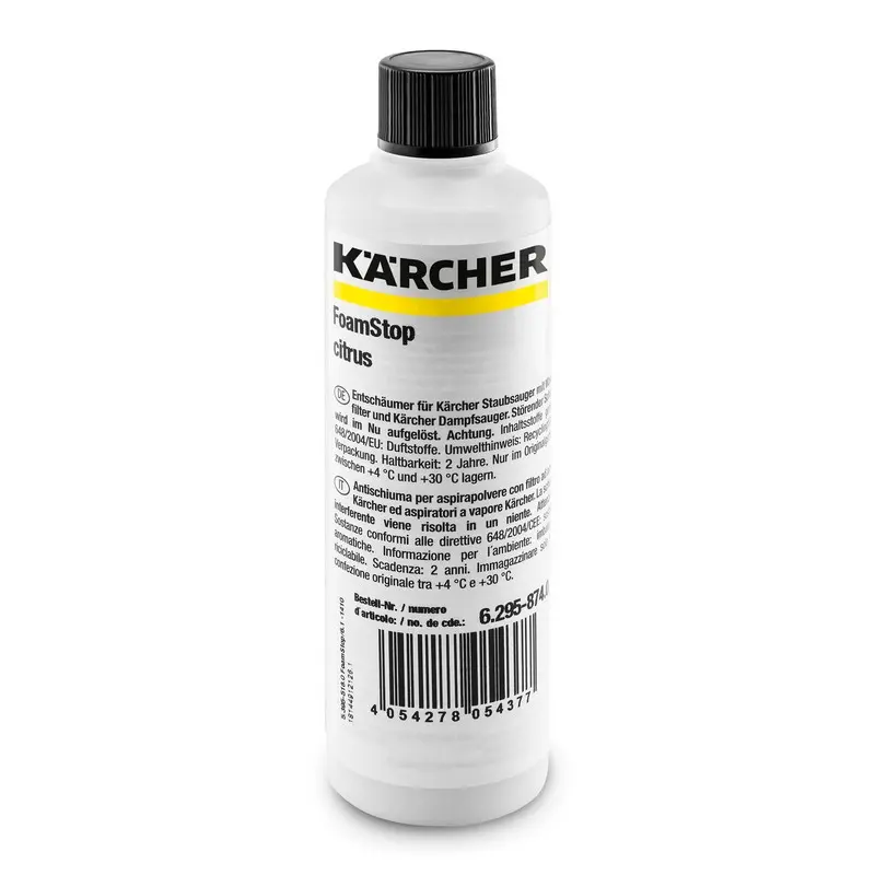 Lichidul impotriva spumei cu parfum anti-alergen de citrice Karcher, 125ML - photo