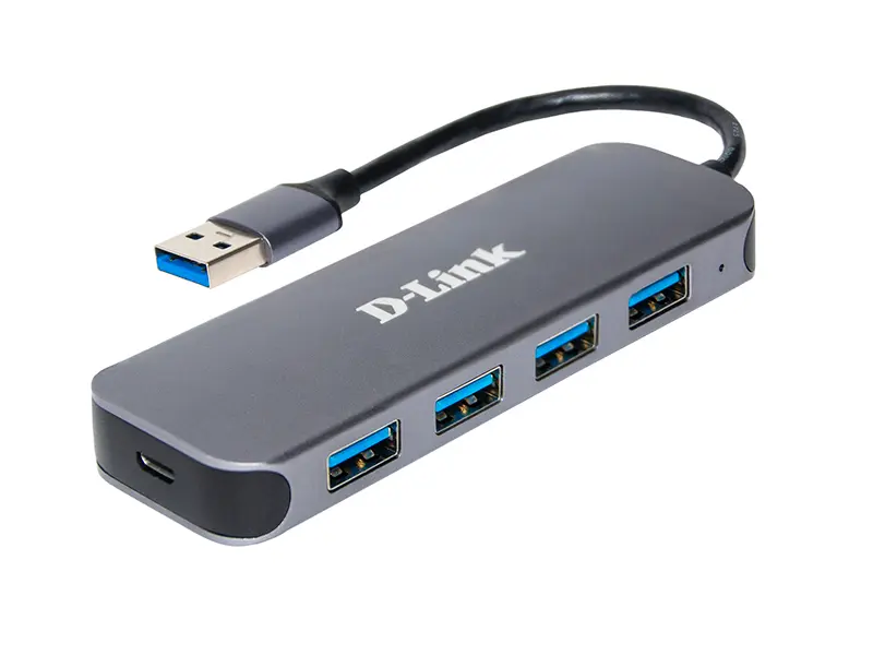 USB 3.0 Hub 4-port D-link "DUB-1341/C2A", (4xUSB3.0, 1xMicroUSB for Power Adapter) - photo