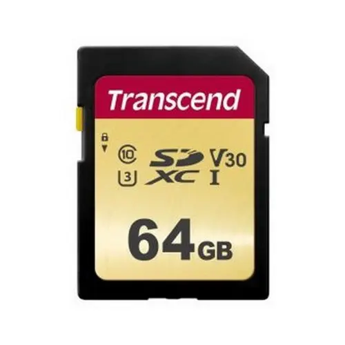 Card de Memorie Transcend SDXC Class 10, 64GB (TS64GSDC500S) - photo