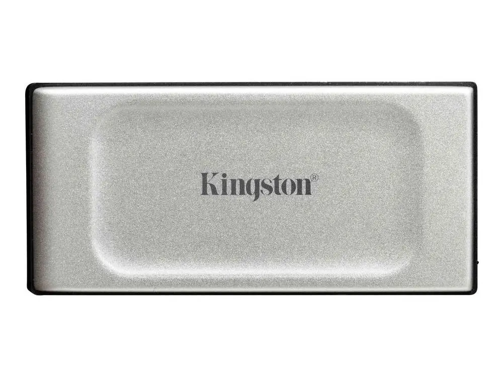 4.0TB Kingston Portable SSD XS2000 Silver, USB-C 3.2 (69.5x32.6x13.5mm, 28.9g, R/W:2K/2K MB/s) - photo