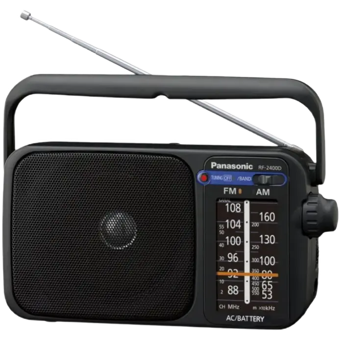 Портативное радио Panasonic RF-2400DEE, Чёрный - photo