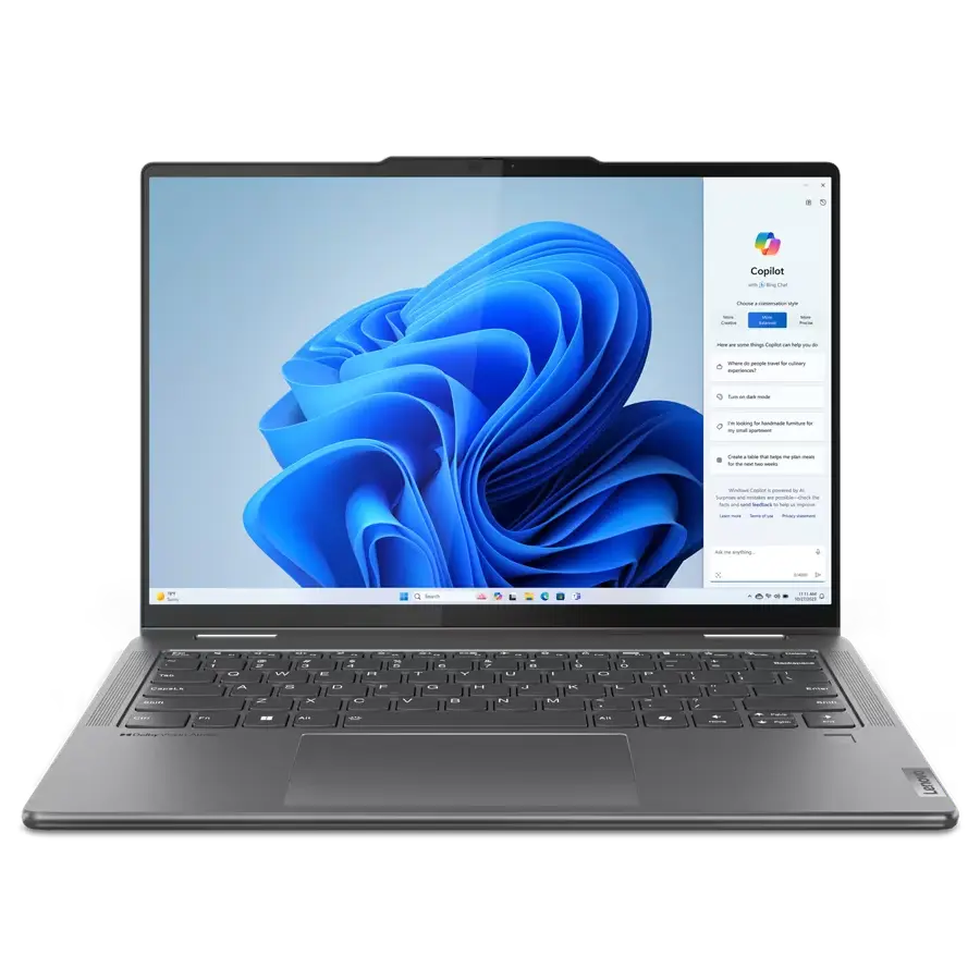 Laptop 14" Lenovo Yoga 7 2-in-1 14IML9, Storm Grey, Intel Core Ultra 7 155H, 16GB/1024GB, Windows 11 Home - photo