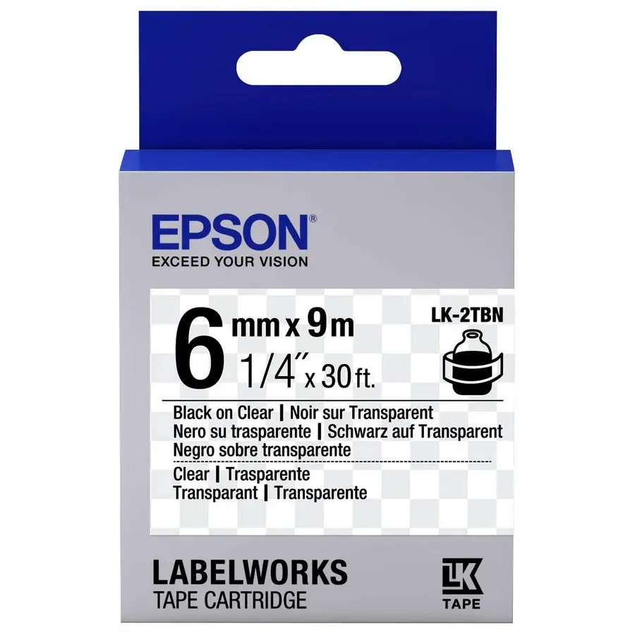  Epson LK-2TBN, 6 mm x 9 m - photo
